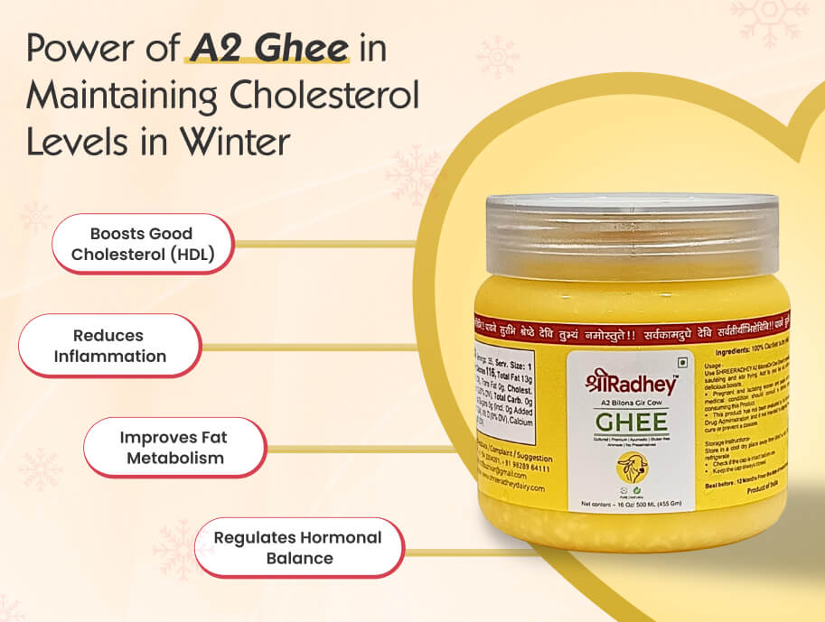 Power of A2 Ghee in Maintaining Cholesterol Levels in Winter