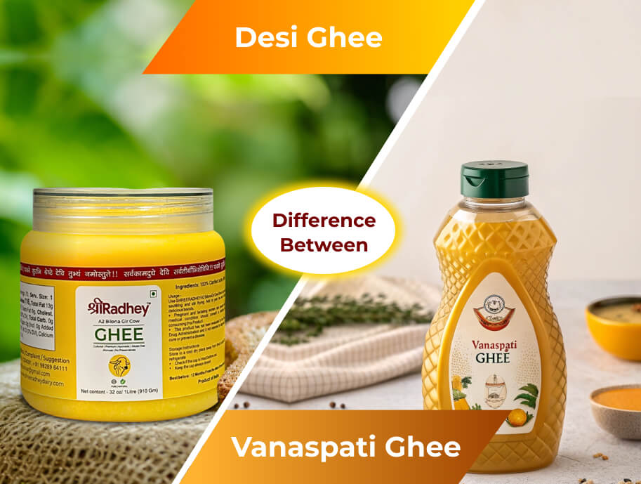 Difference between Desi Ghee and Vanaspati Ghee