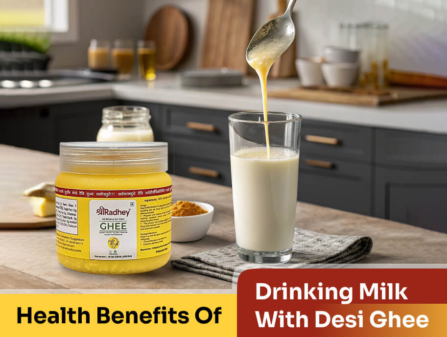 Health Benefits of Drinking Milk With Desi Ghee