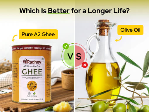 ghee vs olive oil