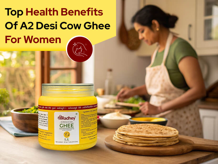 Top Health Benefits of A2 Desi Cow Ghee for Women